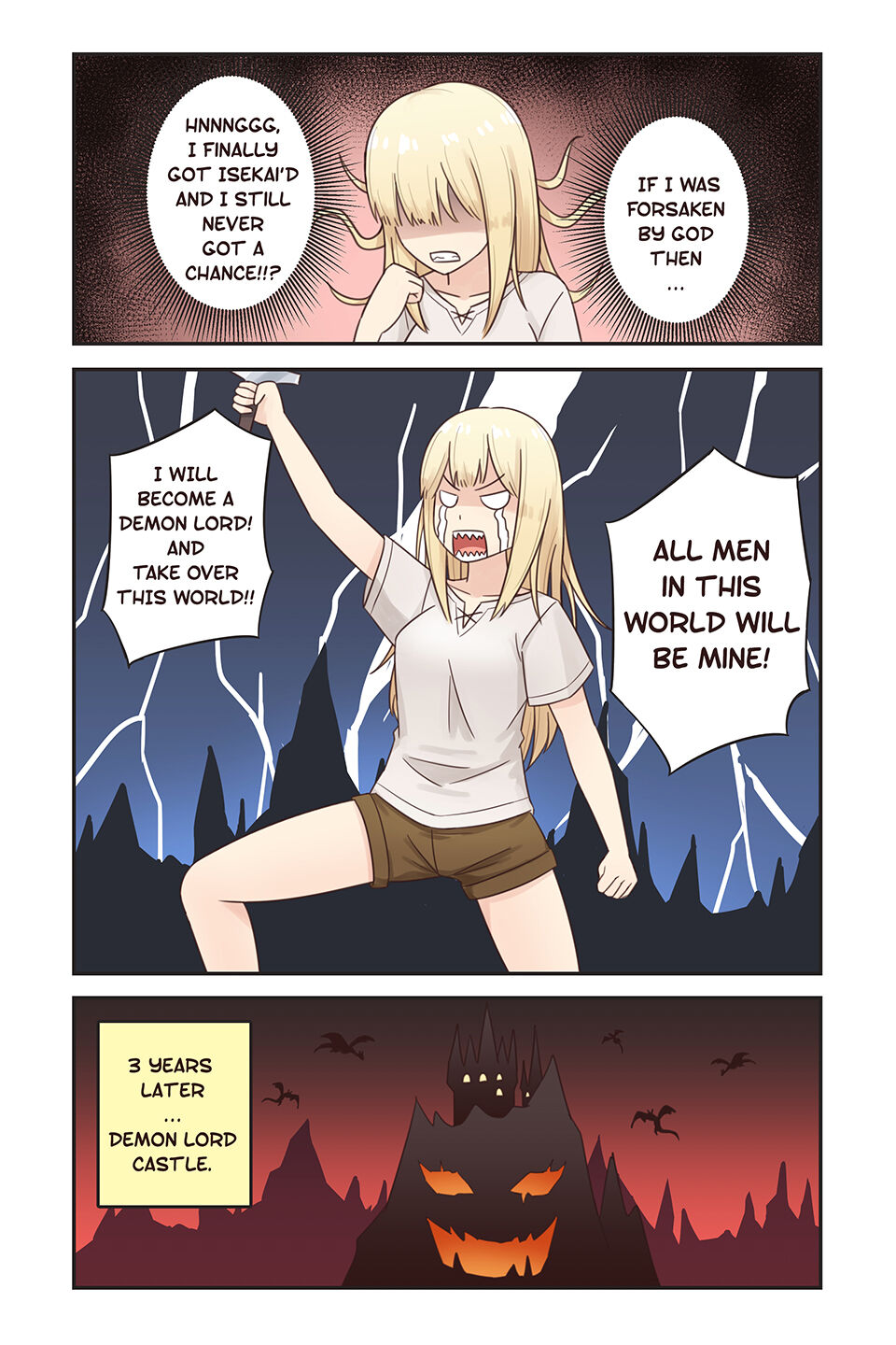 I turned into a girl but NO ONE fucks me ~ISEKAI~ page 6 full