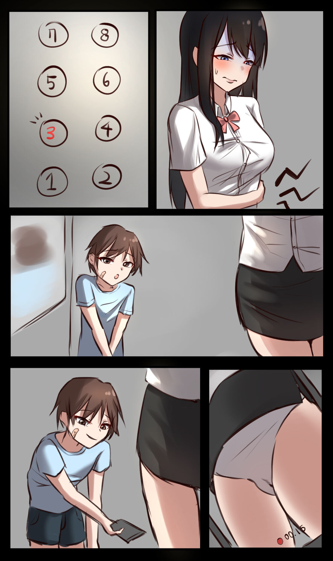 Farting at the Elevator page 1 full