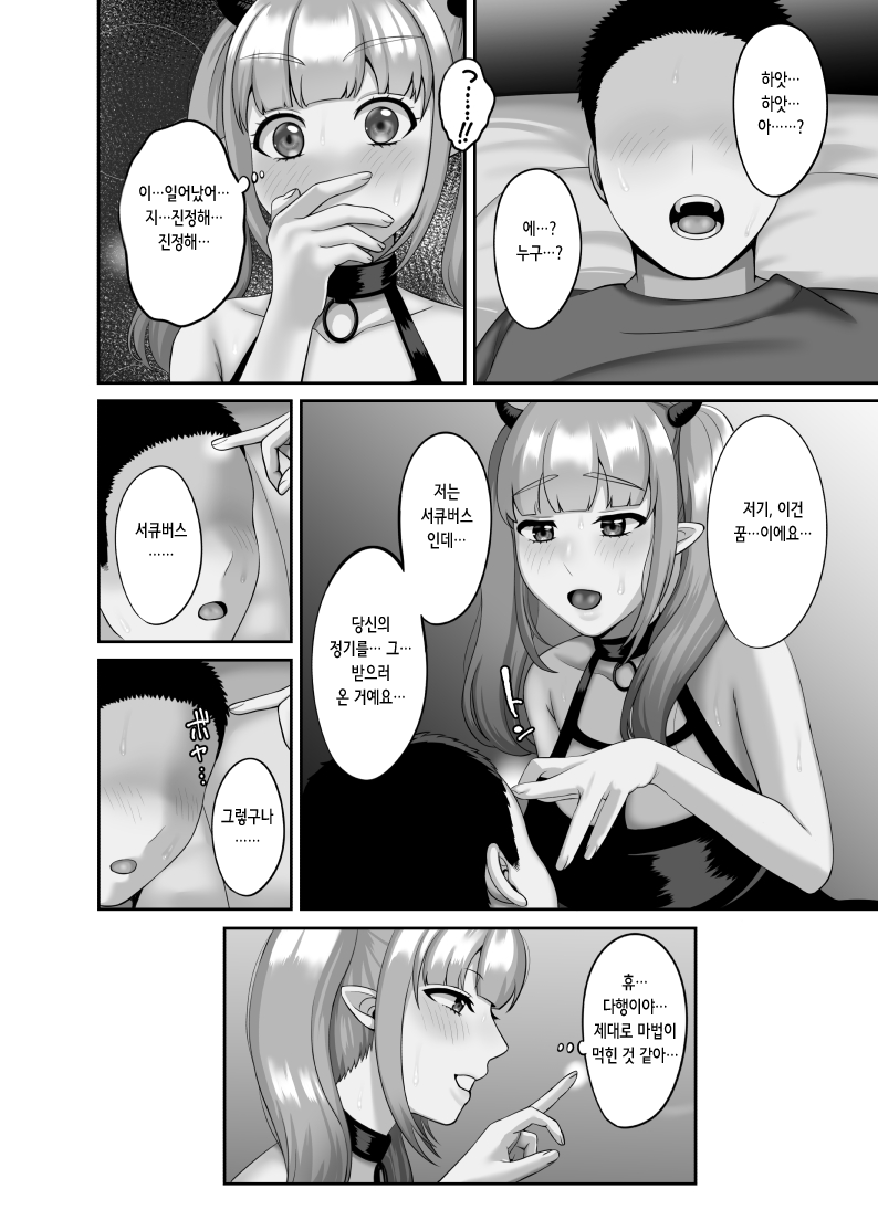 Shojo Succubus wa Onaka ga Suita | 처녀 서큐버스는 배가 고프다 page 8 full