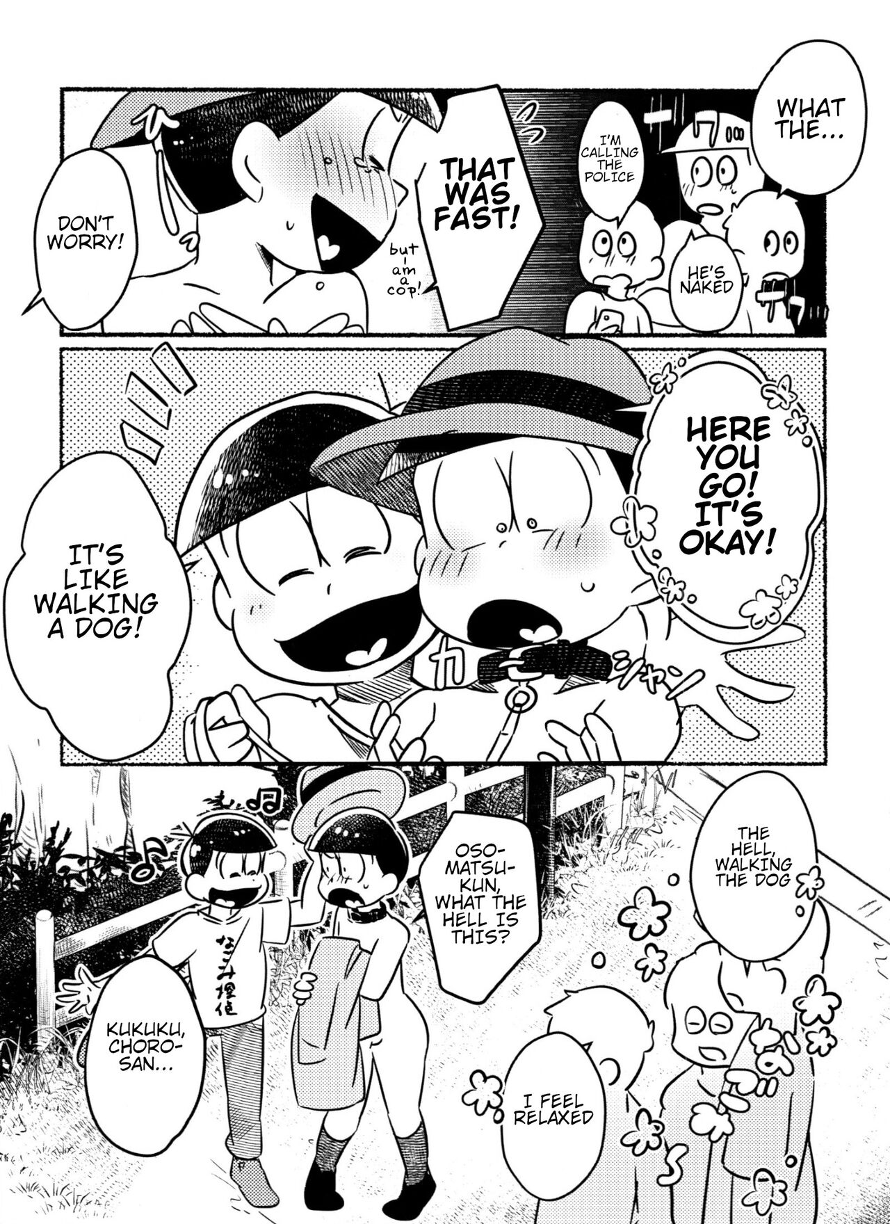 Choromatsu Keibu ga Zenra de Yoru no Osanpo Shuujinkanshi no Naka xxxx Shichau R18 no Hon page 7 full