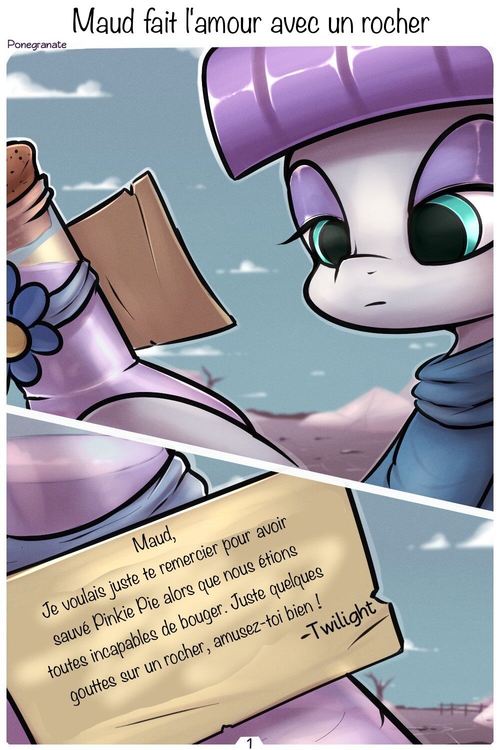 Maud fait l'amour avec un rocher page 1 full