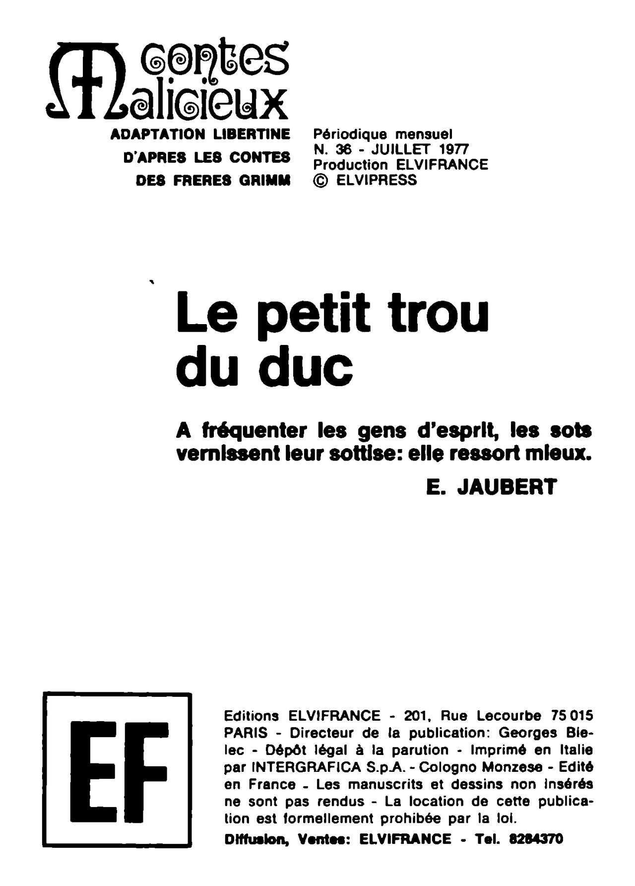 Contes Malicieux #36 : Le petit trou du Duc page 3 full