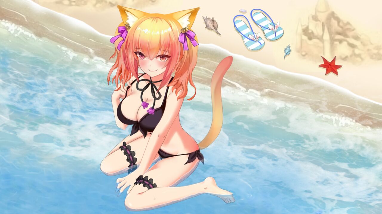 Neko Beach  CG page 9 full