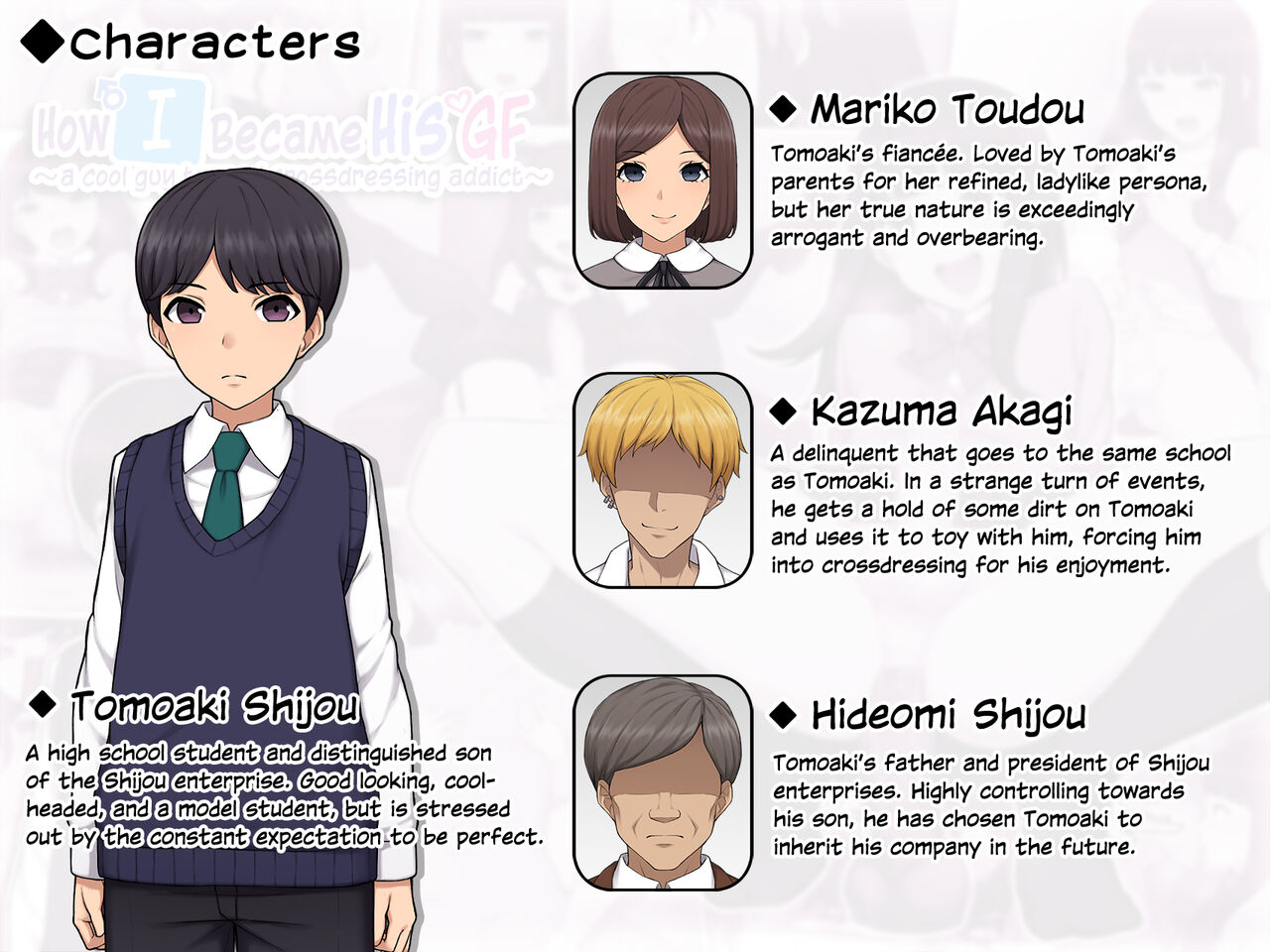 How I Become His Girlfriend ~A cool guy reduced to crossdressing addict~ page 2 full