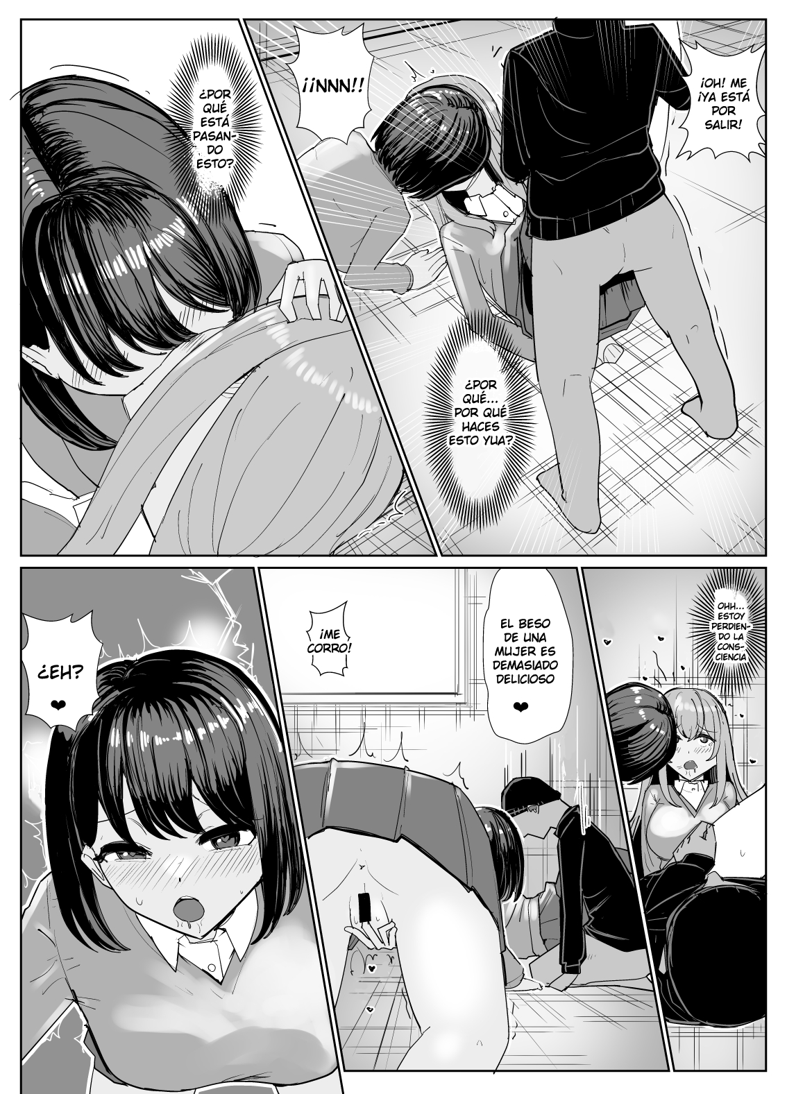 Duo Possessed TSF Manga 8P | Dúo Poseído TSF Manga 8P page 6 full