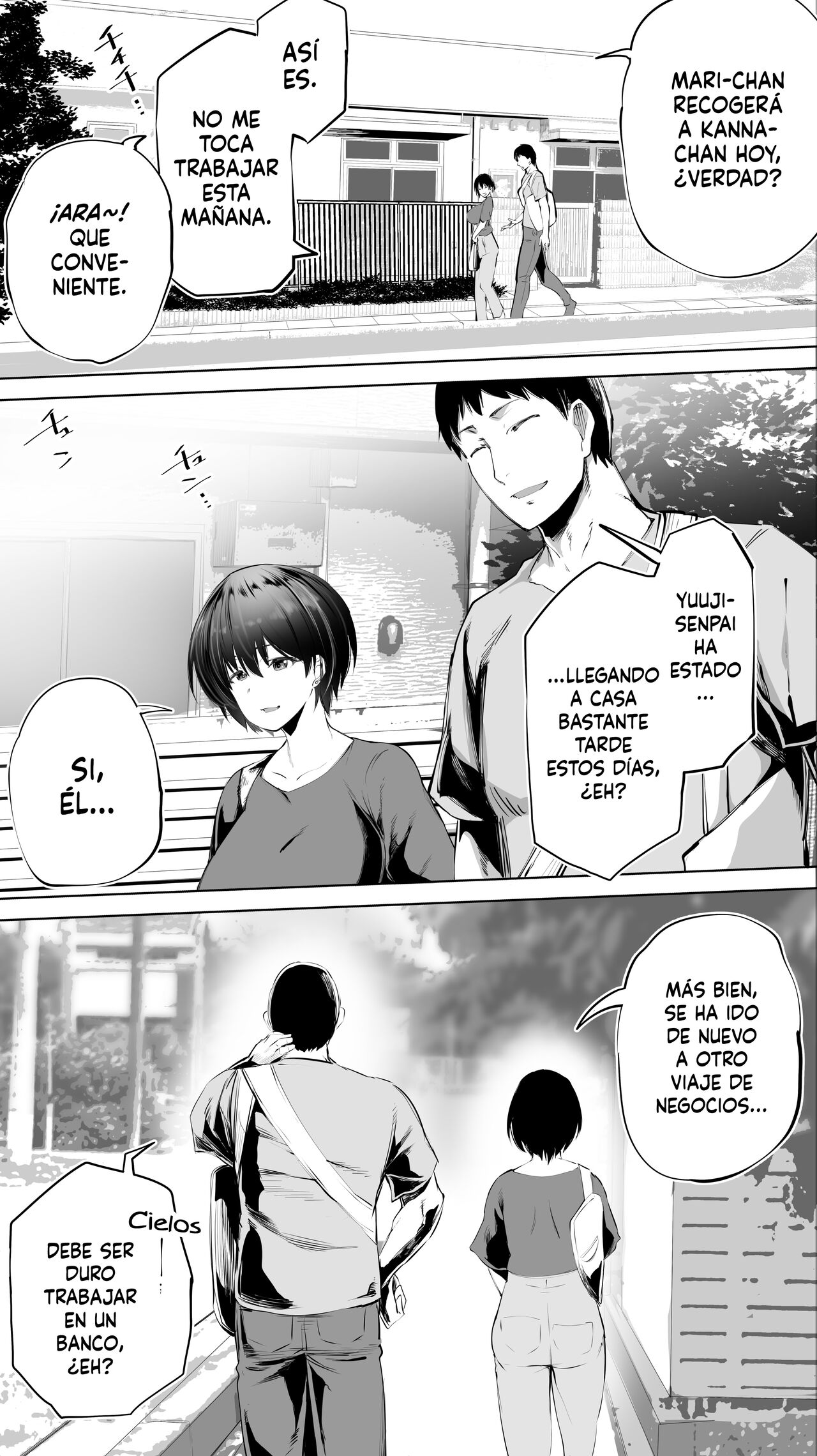 Jimoto no Hame Tomo. "Senpai no Hitozuma S" | La Amiga Sexual de mi Ciudad Natal. "El Caso de la Senpai Casada S" page 5 full