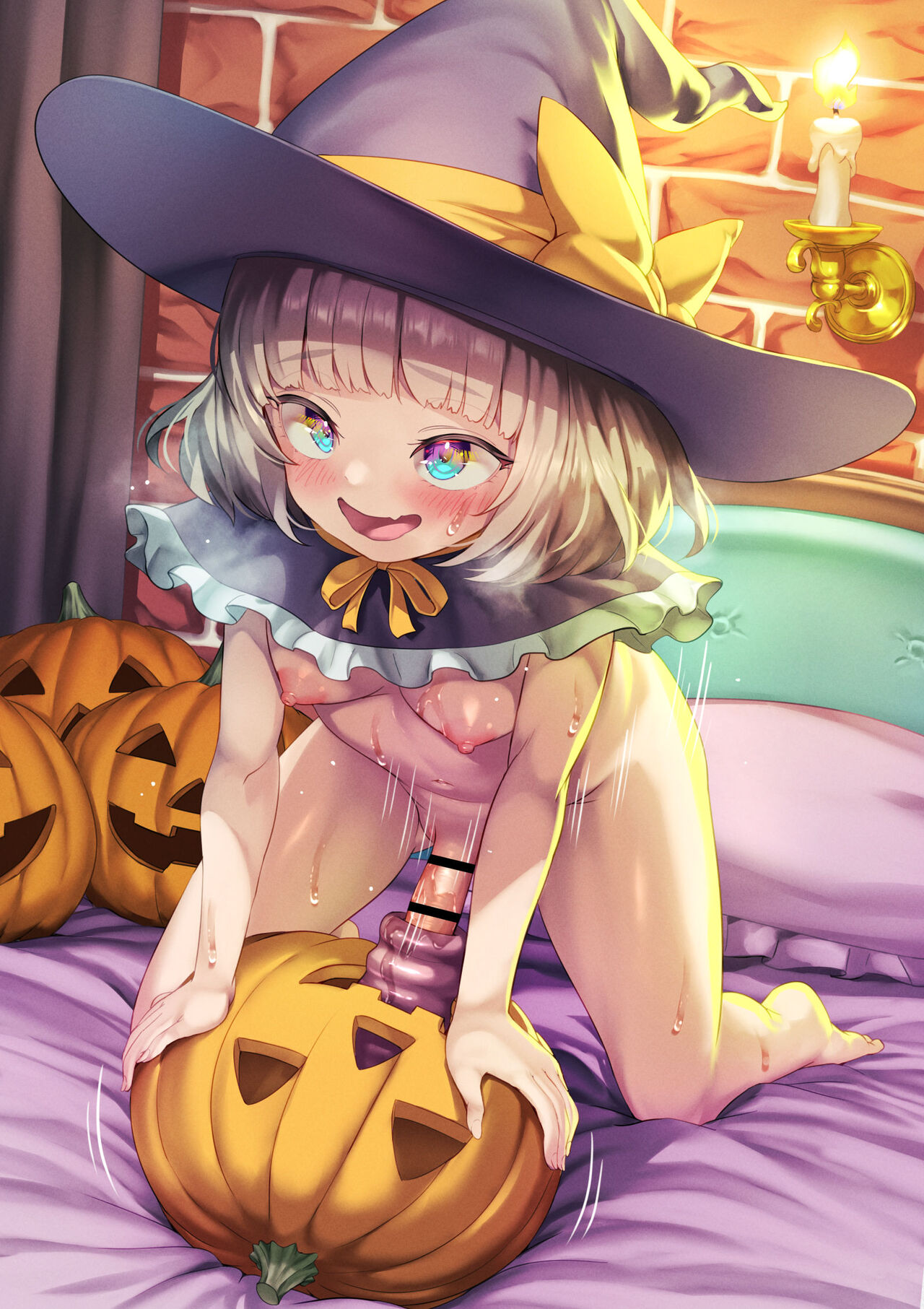 Halloween de Kabocha Onaho na Futanari-chan page 5 full