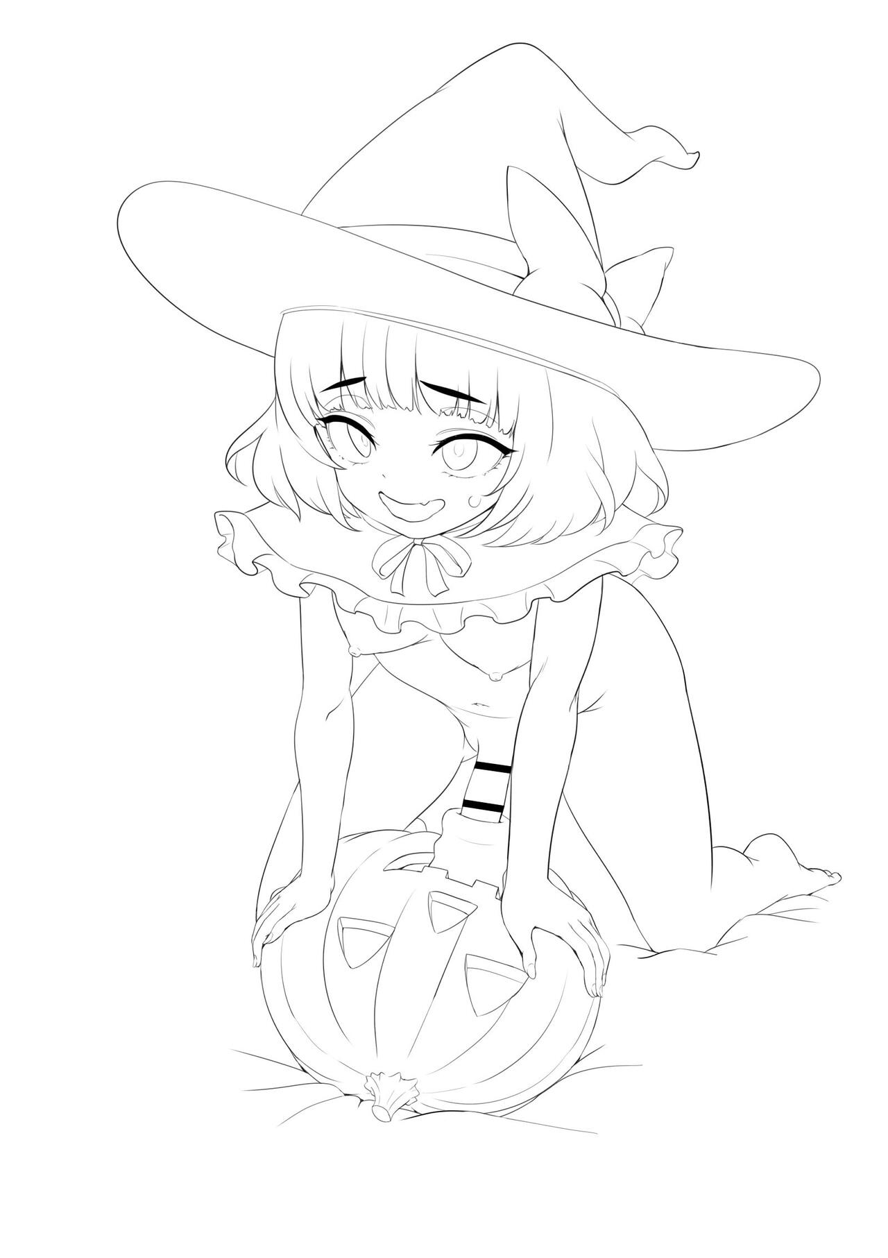 Halloween de Kabocha Onaho na Futanari-chan page 9 full