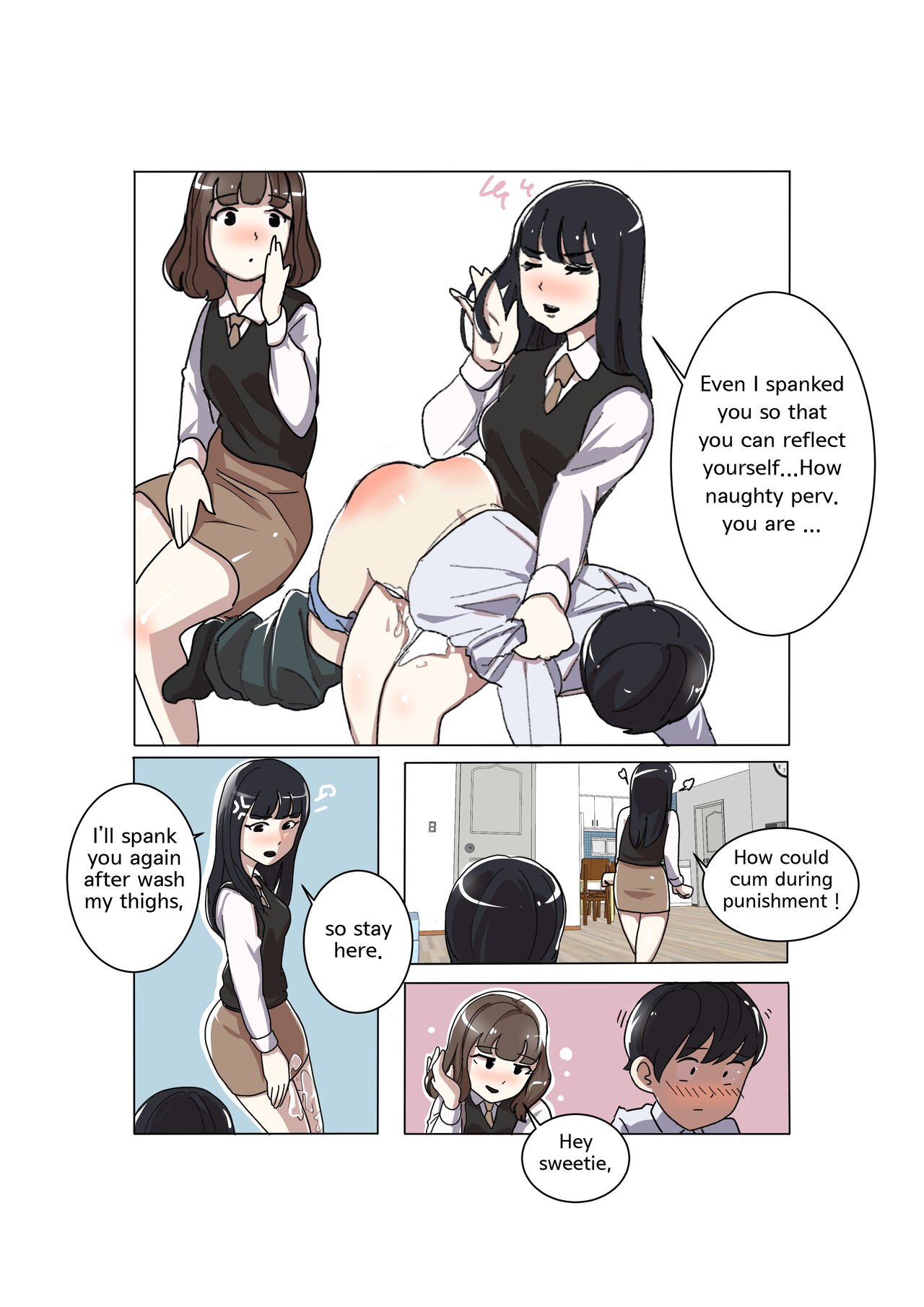 My Spanking Friends Vol. 4 page 8 full