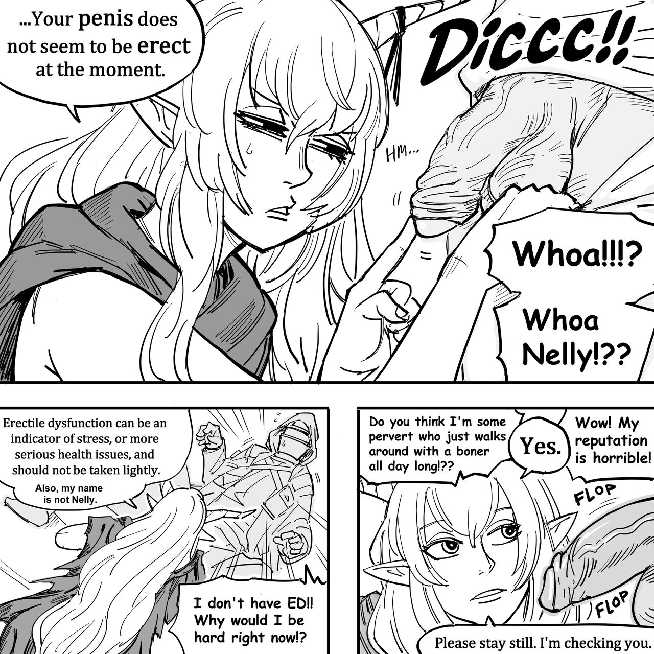 That One Time When the GACHA HORNED ELF Healer Tank claimed that She was doing a Medical Checkup and then did LEWD things to my BODY page 3 full