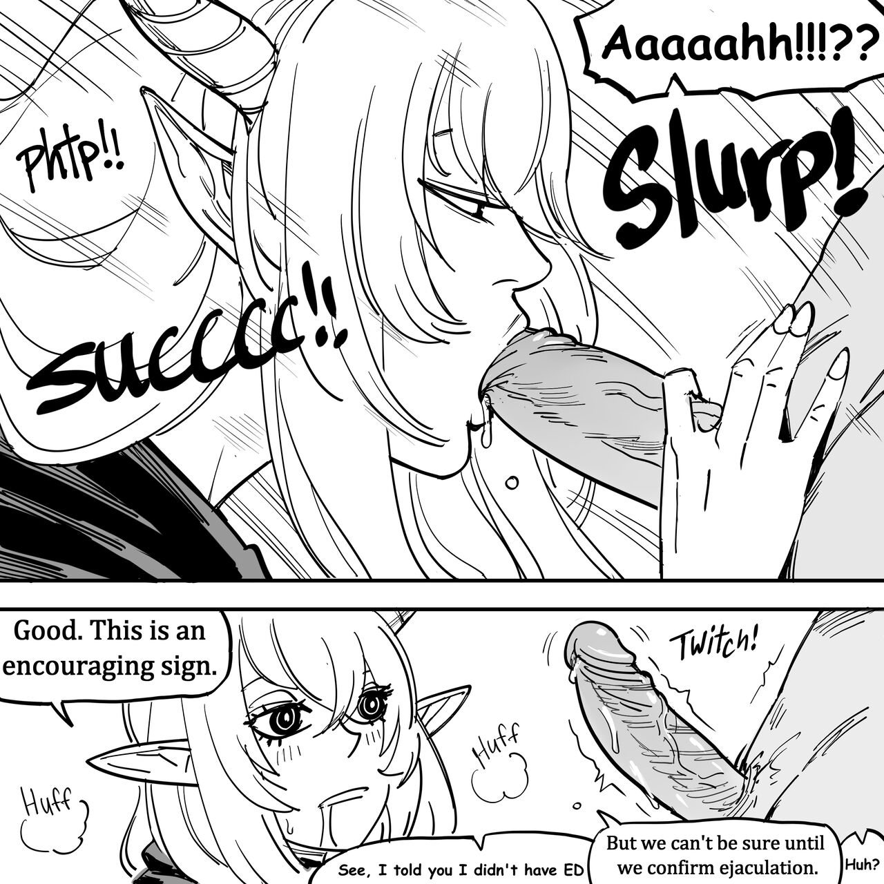 That One Time When the GACHA HORNED ELF Healer Tank claimed that She was doing a Medical Checkup and then did LEWD things to my BODY page 4 full