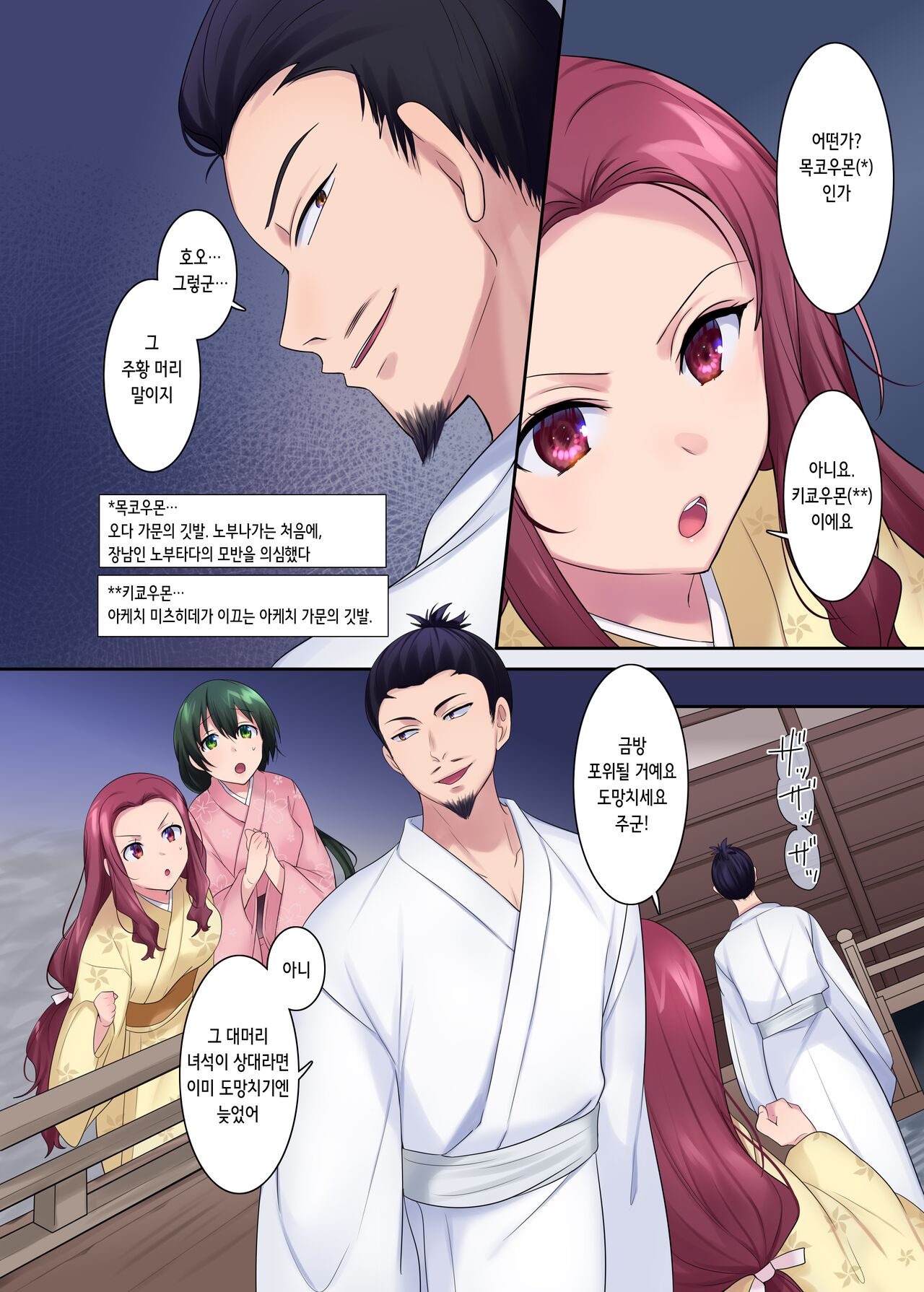 Nobunaga who was made a sexual change woman of Honnoji | 혼노지의 성변TS ~여자가 된 노부나가~ page 9 full