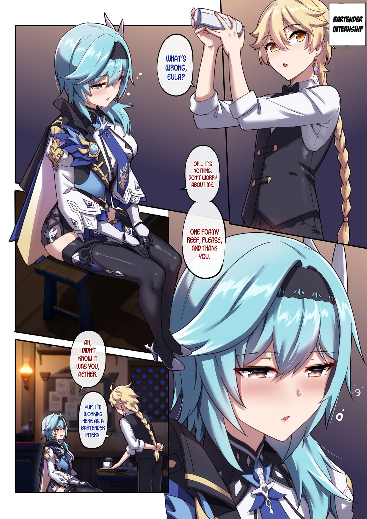 Eula's Drunken Escapade page 1 full
