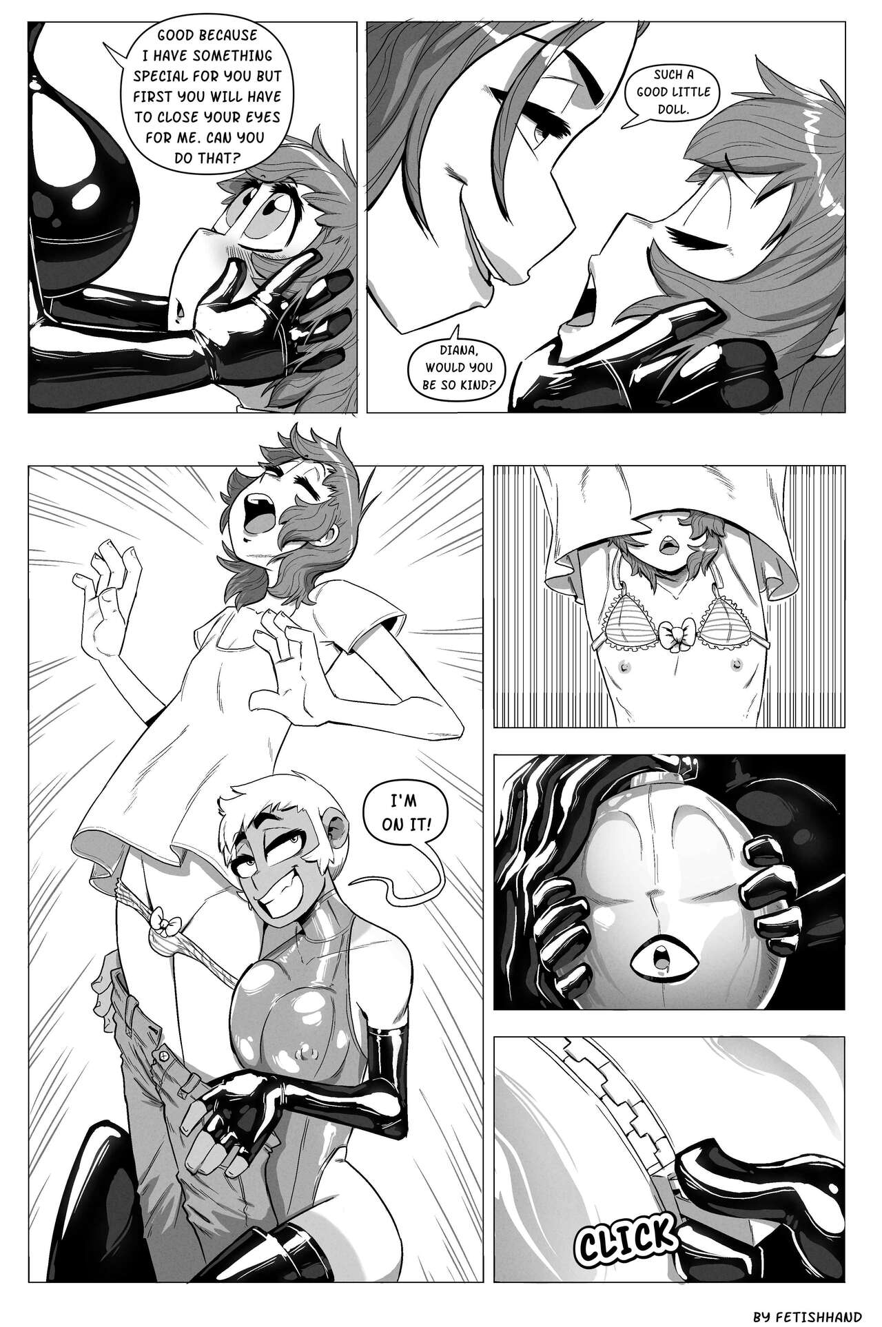 Fetishhand: Lust Comic page 2 full
