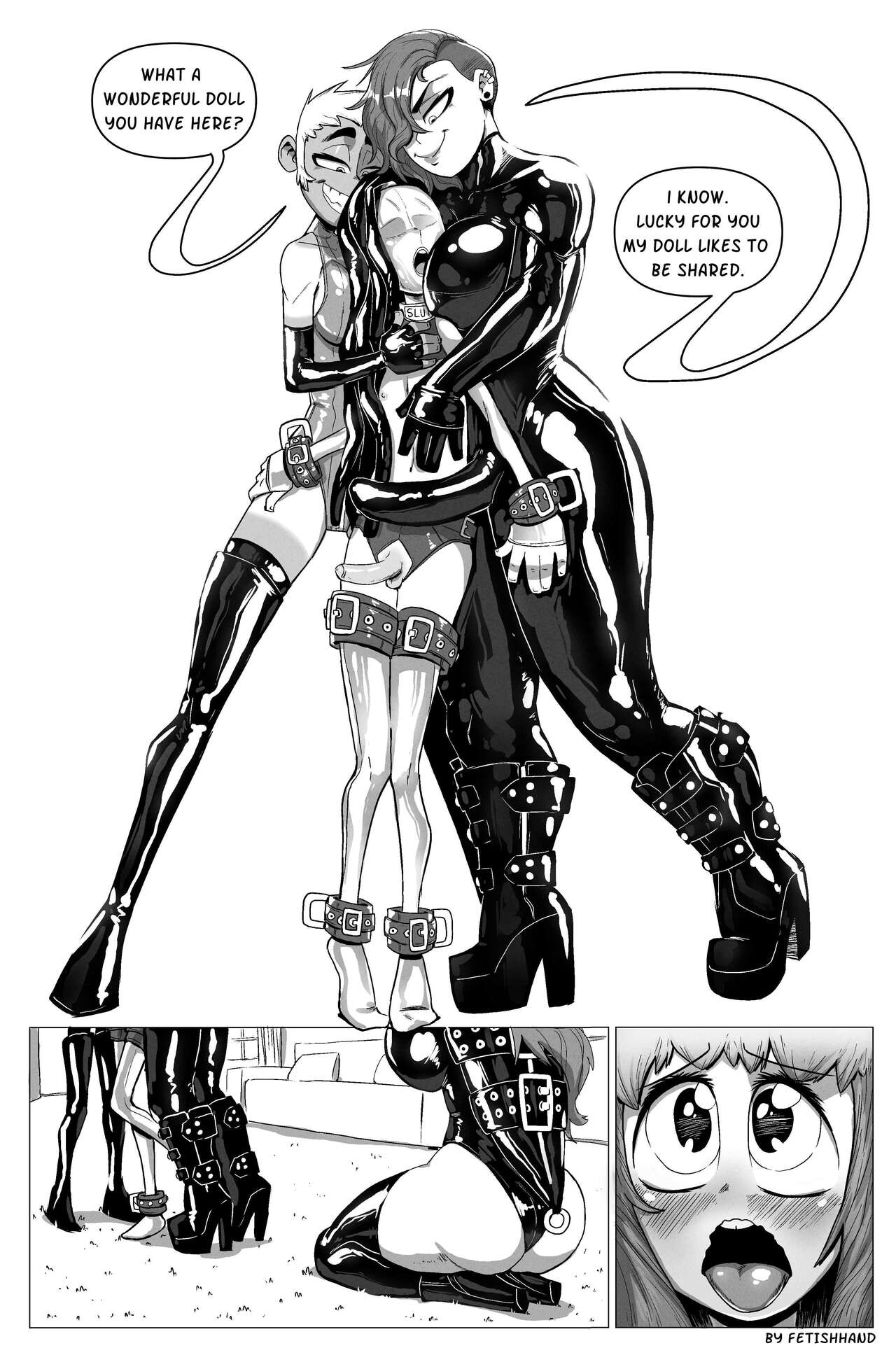Fetishhand: Lust Comic page 3 full