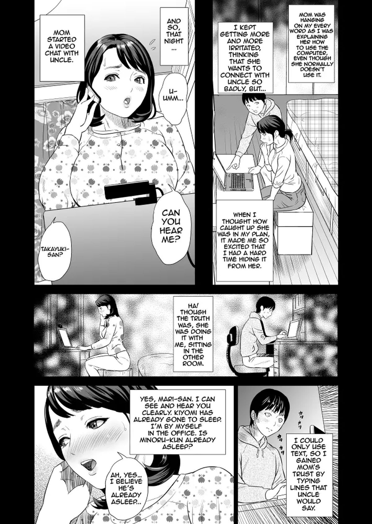 COMPLETE + IN CHRONOLOGICAL ORDER Kinjo Yuuwaku Mama Hen + Kinjo Yuuwaku Teruhiko to Okaa-san Hen + Kinjo Yuuwaku Tomodachi no Okaa-san Hen + Kinjo Yuuwaku Godou Onsen Ryokou Hen + Kinjo Yuuwaku Musuko o Yobai ni Sasou Haha page 10 full