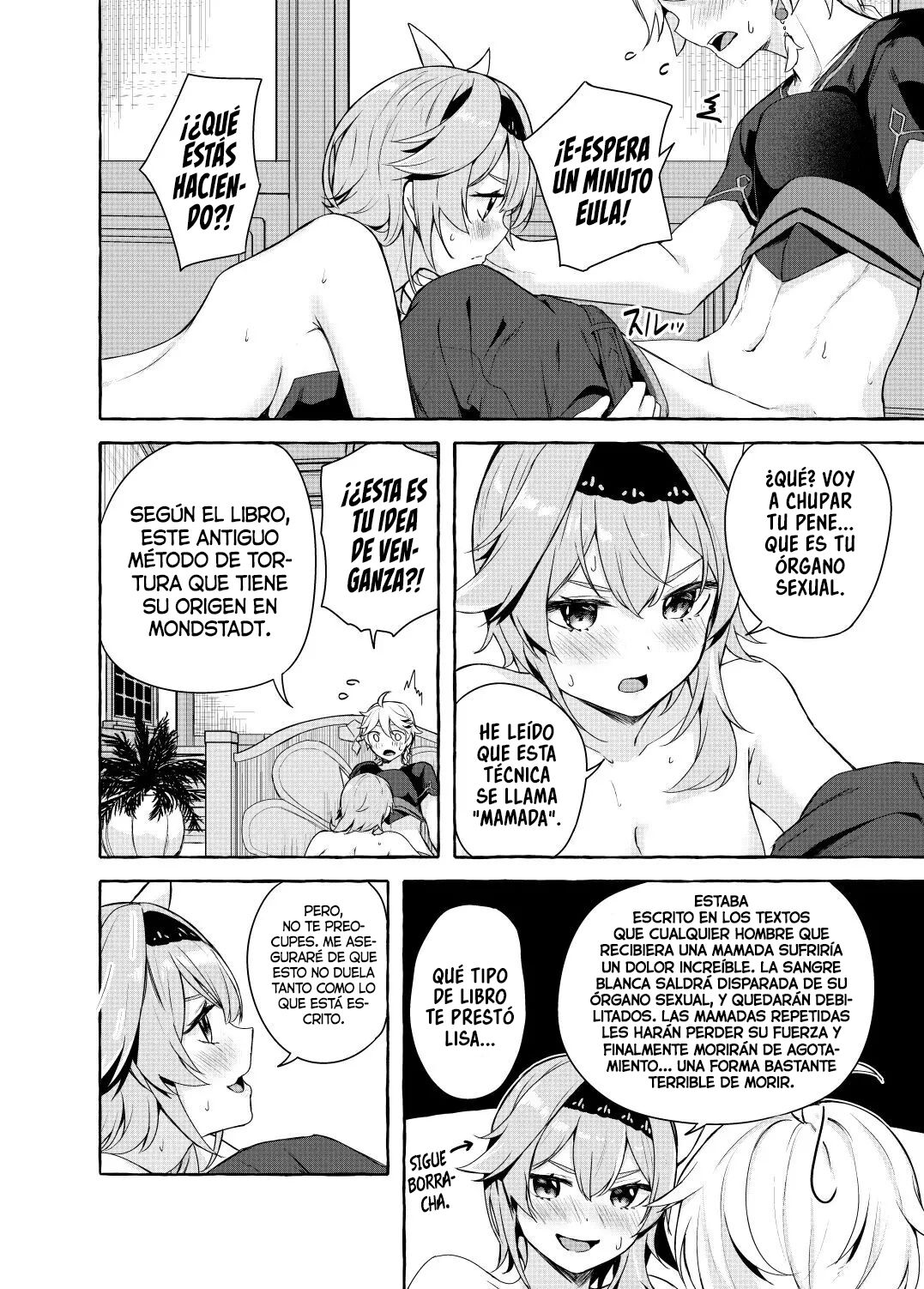 Eula no Youkai Hannou | Eula's Melting Reaction page 10 full