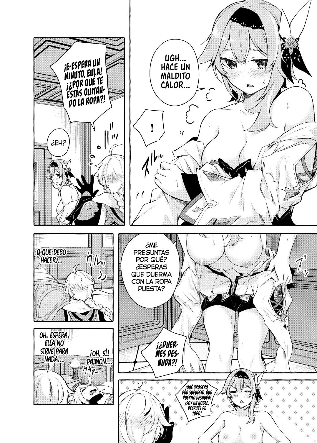 Eula no Youkai Hannou | Eula's Melting Reaction page 8 full