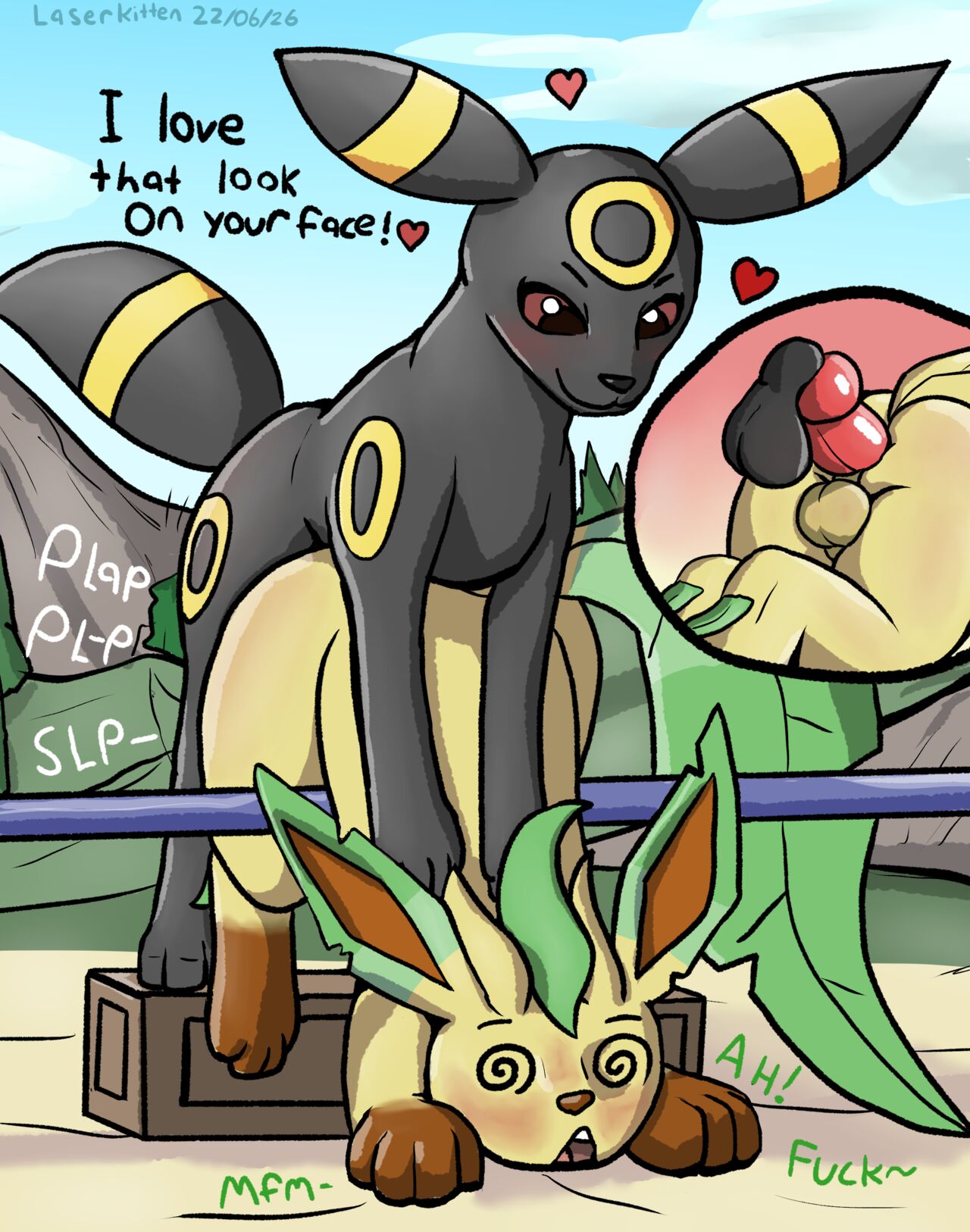 Leafeon x Umbreon page 3 full