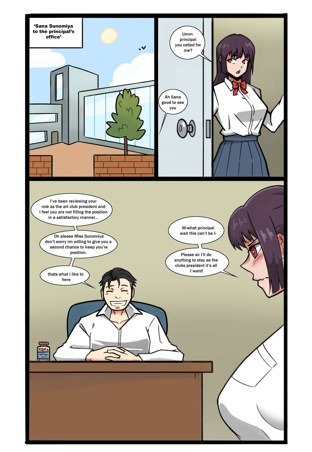 Nagatoro gets blackmailed page 8 full