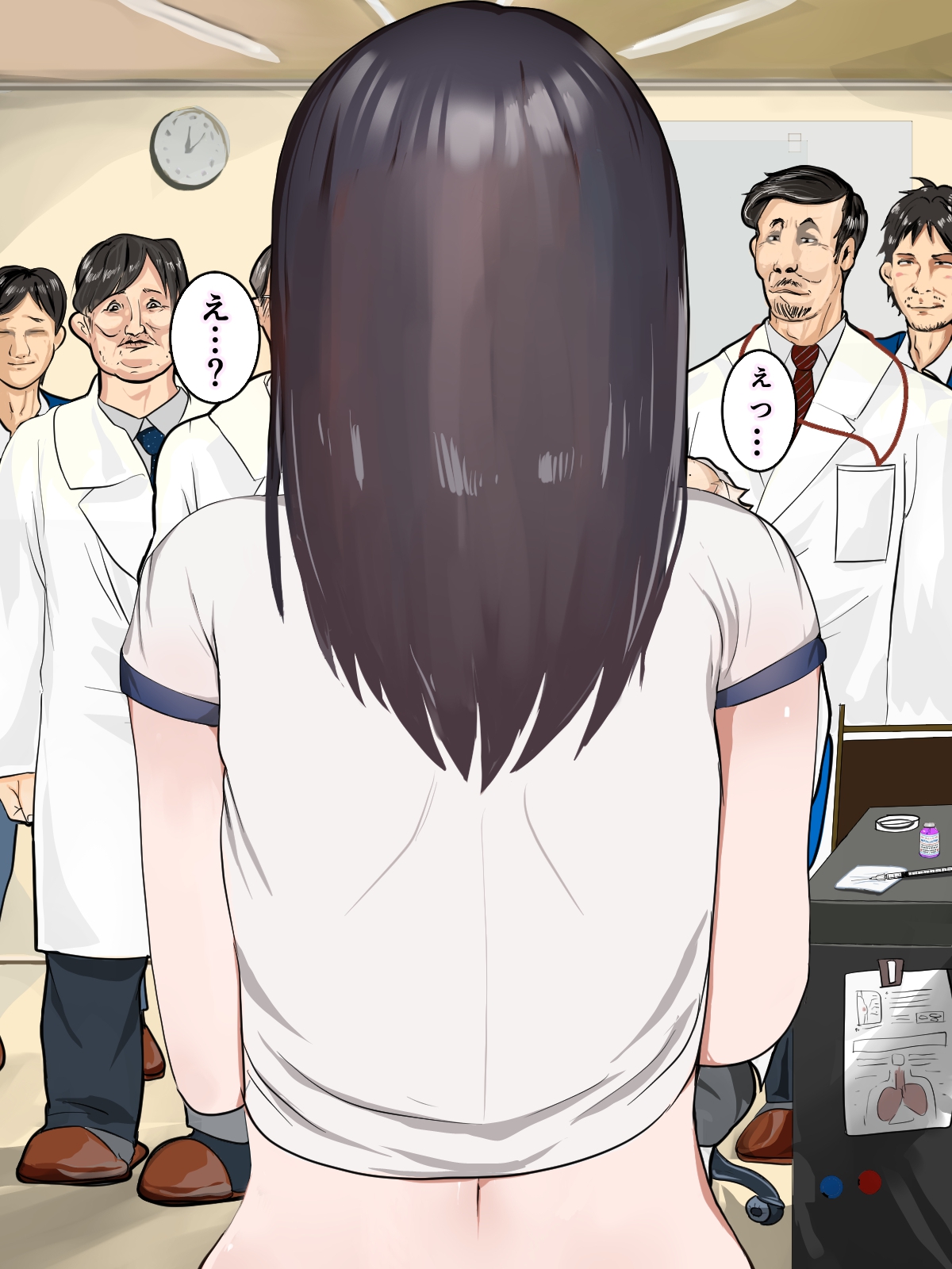 乳首注射義務化!陥没乳首の恥垢お掃除されちゃう話 page 10 full