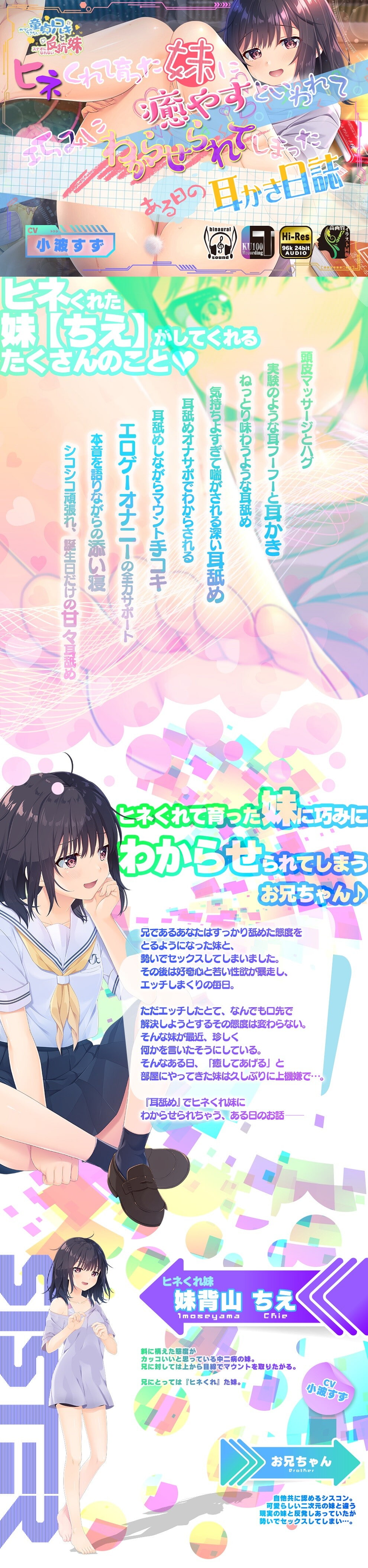 ガマンができない童貞アニキとスナオになれない反抗妹 ASMRイラストセット page 10 full