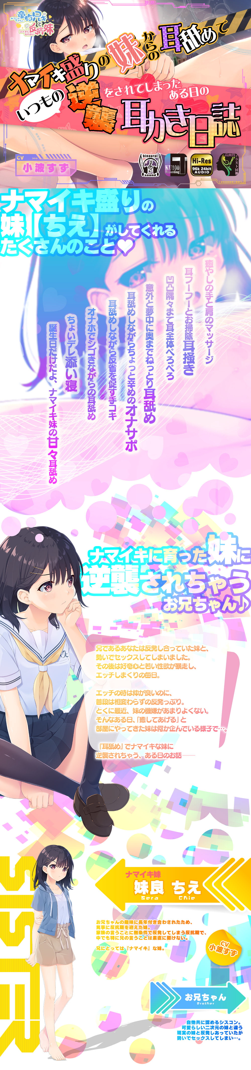 ガマンができない童貞アニキとスナオになれない反抗妹 ASMRイラストセット page 8 full