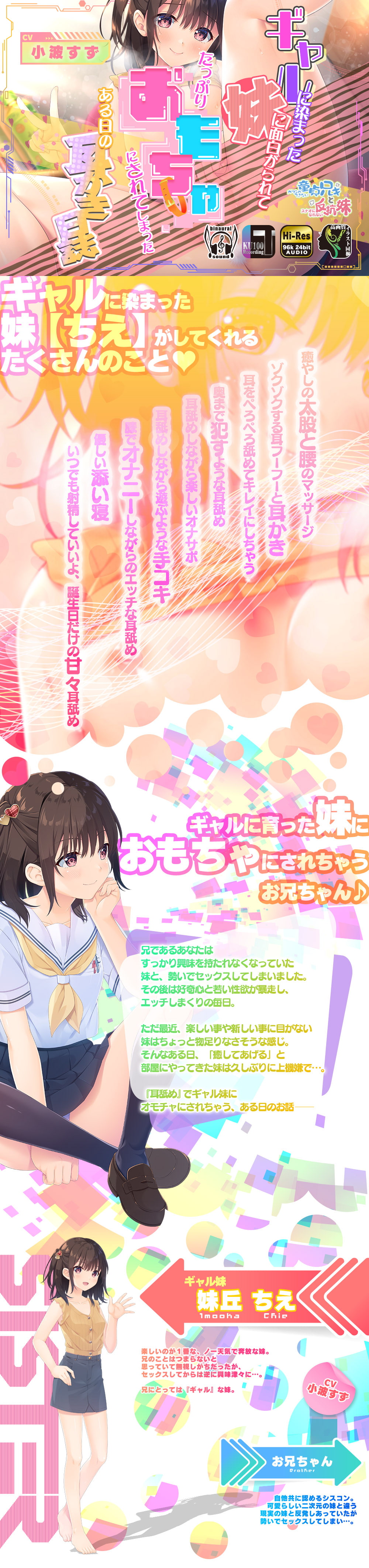 ガマンができない童貞アニキとスナオになれない反抗妹 ASMRイラストセット page 9 full