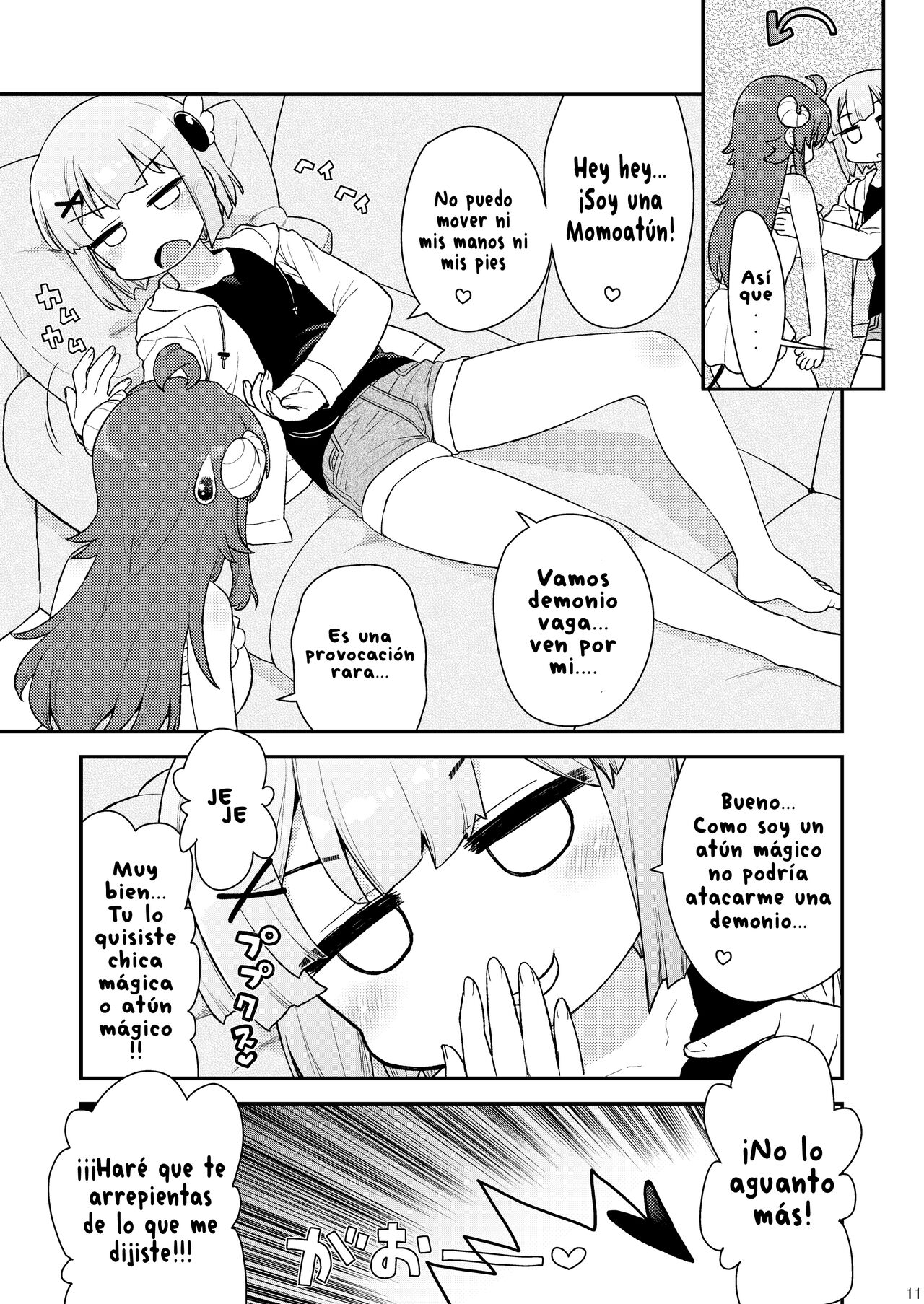 Momo-san no Akarui Shami-ochi Keikaku page 10 full