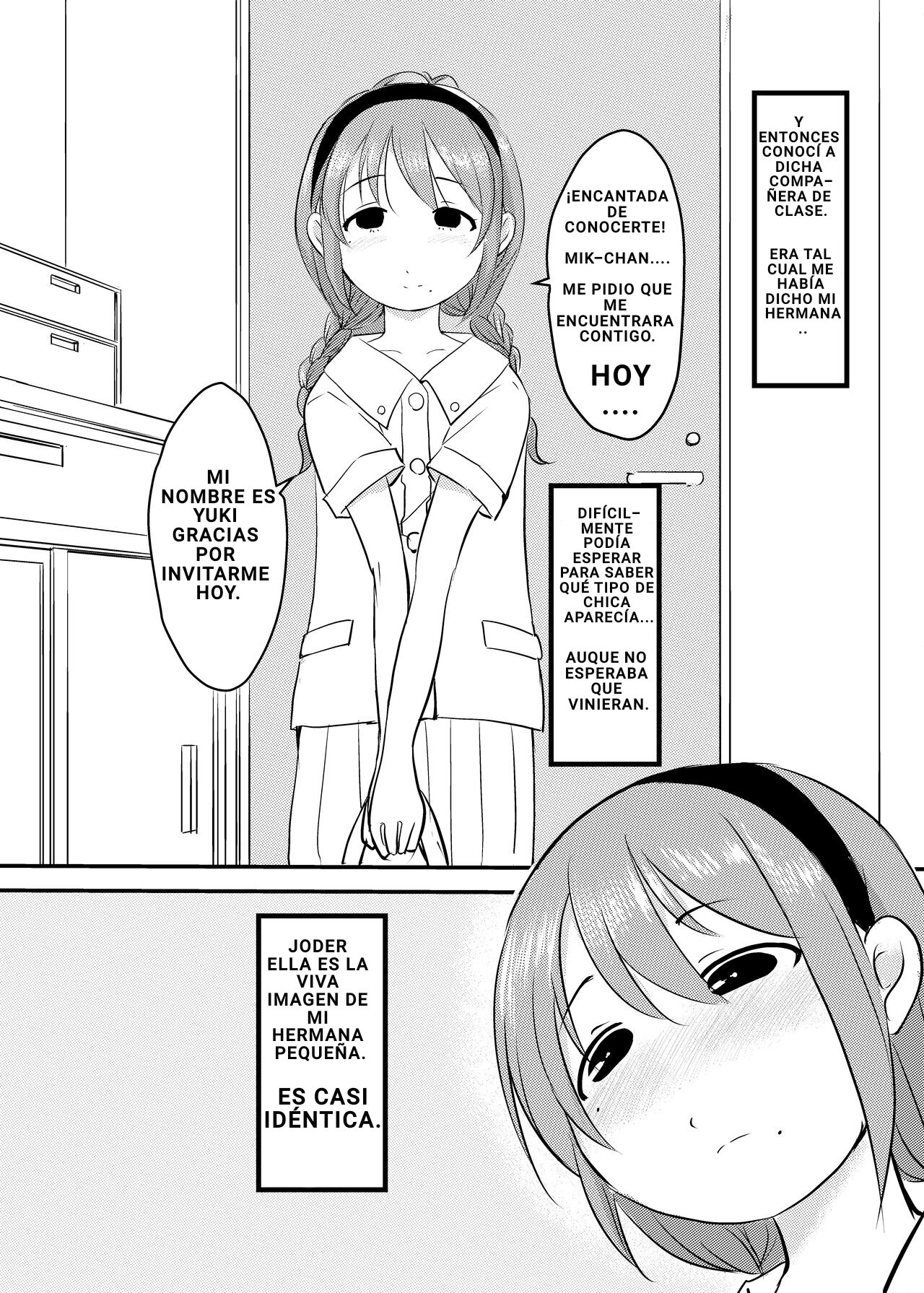 Kinshin Soukan Shitai Imouto ga Yareru Doukyuusei o Onii-chan ni Shoukai Suru Hanashi page 4 full
