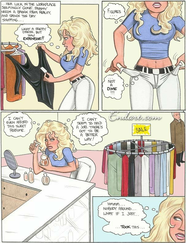 - Spanking Pamalee #7 - Mall Thief page 2 full