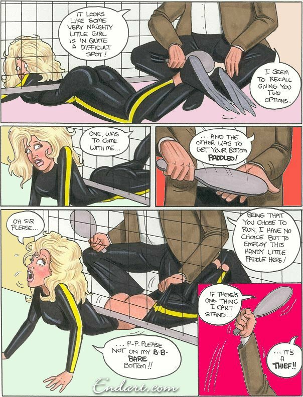 - Spanking Pamalee #7 - Mall Thief page 8 full