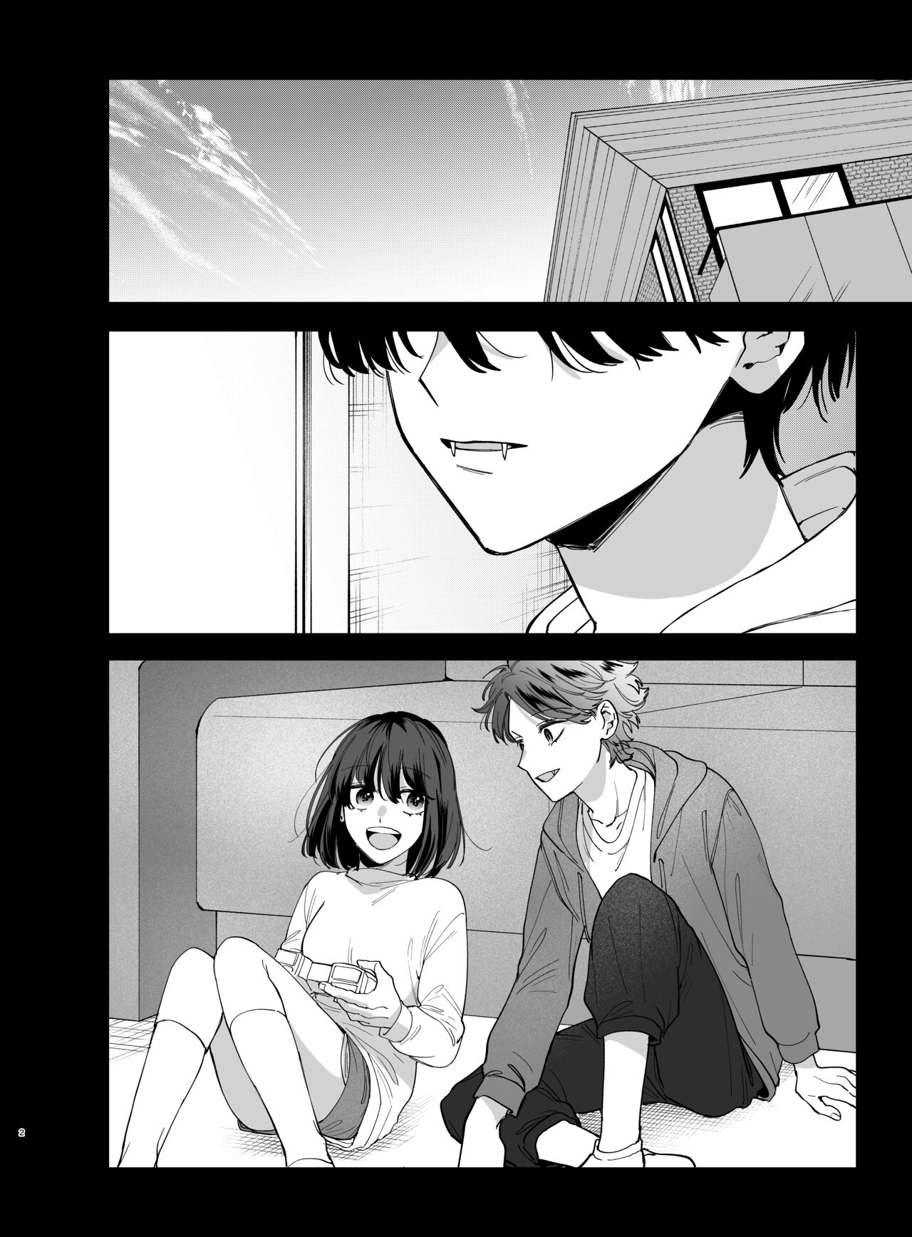 Sucked Dry By My Vampire Friend 2| Nekokaburi Kyuuketsuki ni Honenozui made Tabetsuku sareru 2 page 2 full