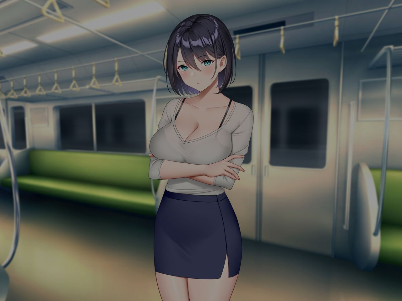 逆痴漢好きの美人OLを逆に堕としてハメまくった話。 page 9 full