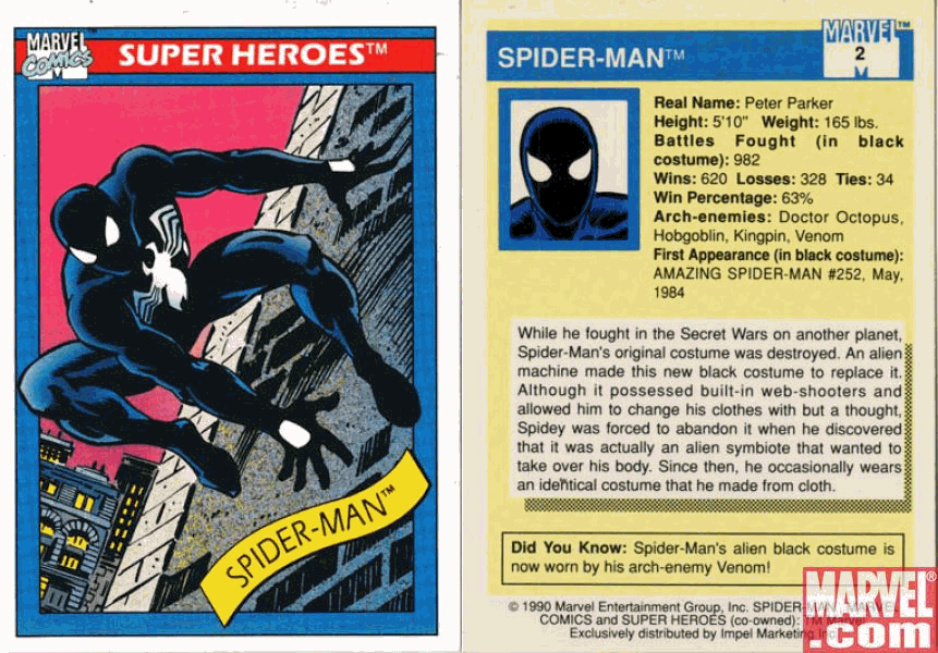 Marvel Universe I Cards page 2 full