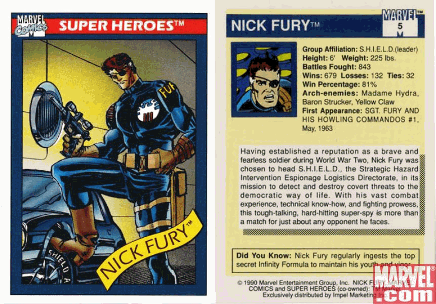 Marvel Universe I Cards page 5 full