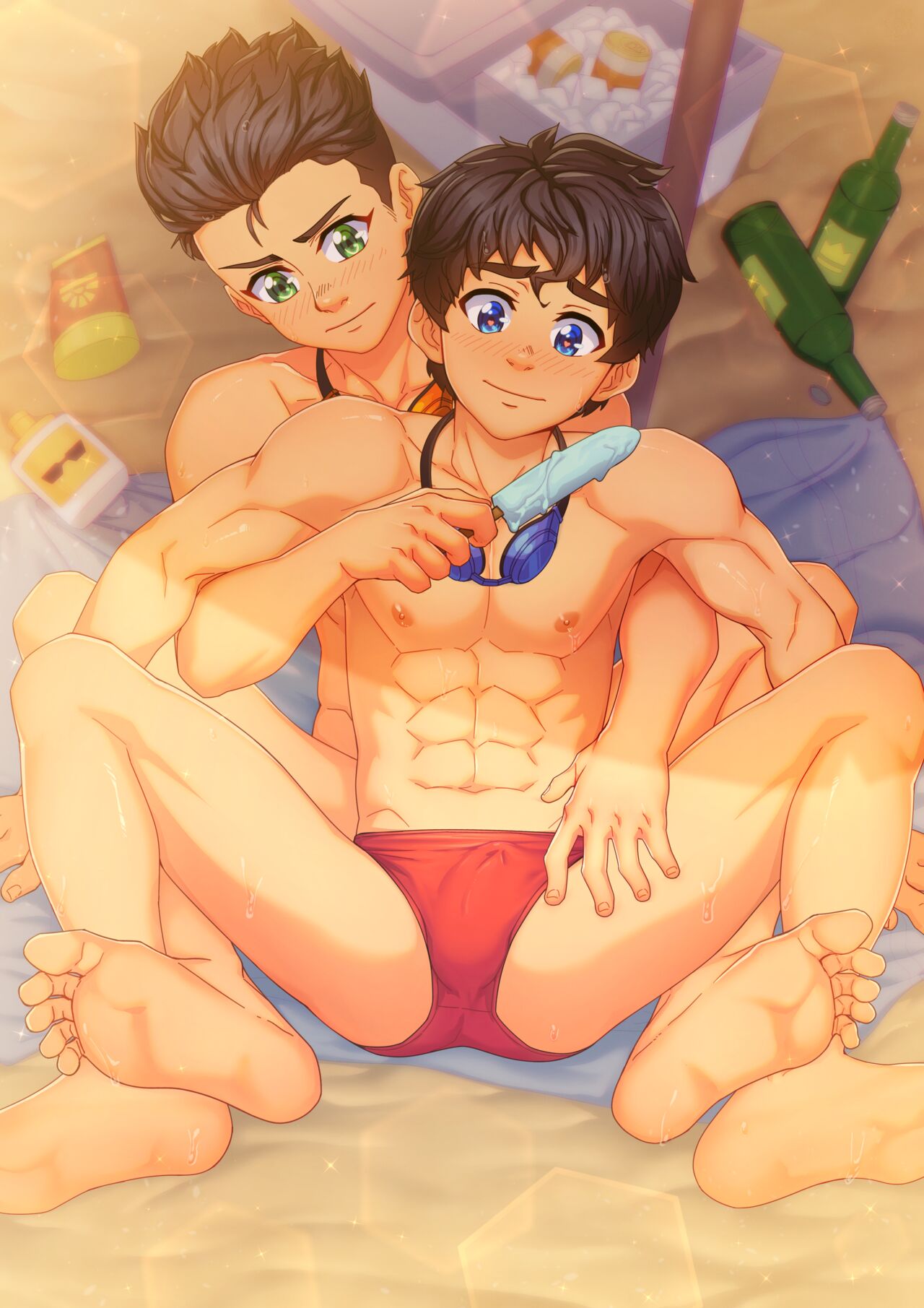 - Super Sons - Damian X Jon #10 page 2 full