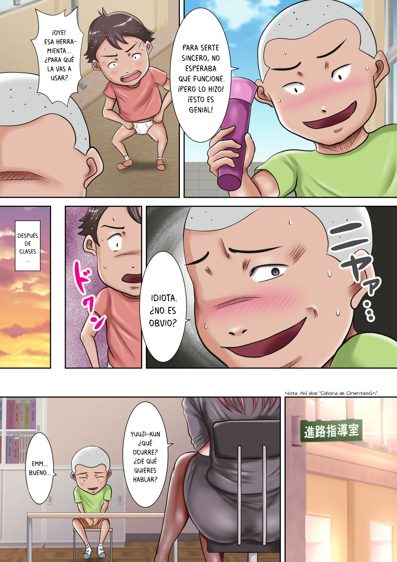 Sensei es nuestro urinal de carne | Bokura no Nikubenki Sensei page 8 full