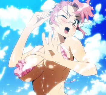 Anime girls in there bikinis and swimsuits cover