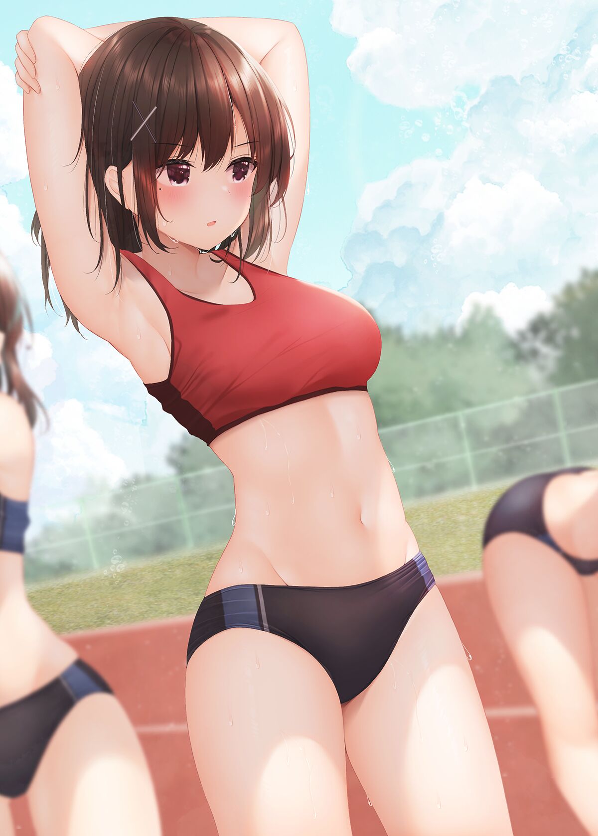 Rikujou JK-chan! Rikujou Zenra Taikai kara Rikujou H Taikai ni Shutsujou! Soshite Nakadashi e! page 2 full