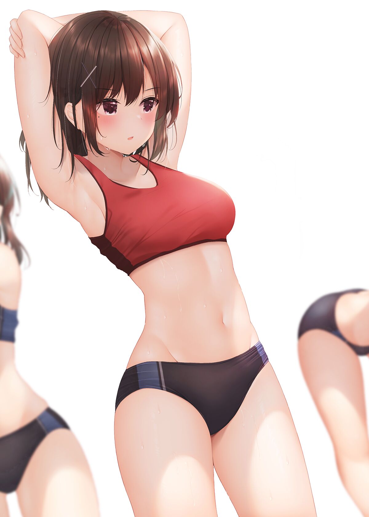 Rikujou JK-chan! Rikujou Zenra Taikai kara Rikujou H Taikai ni Shutsujou! Soshite Nakadashi e! page 8 full