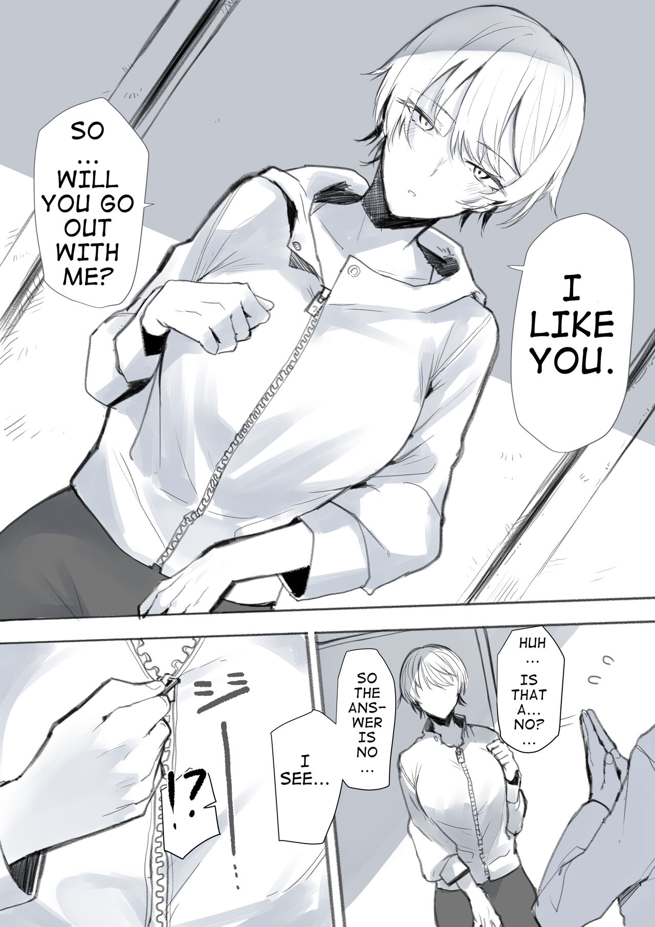 A Manga About A Girl Giving The Best Confession She Can page 1 full
