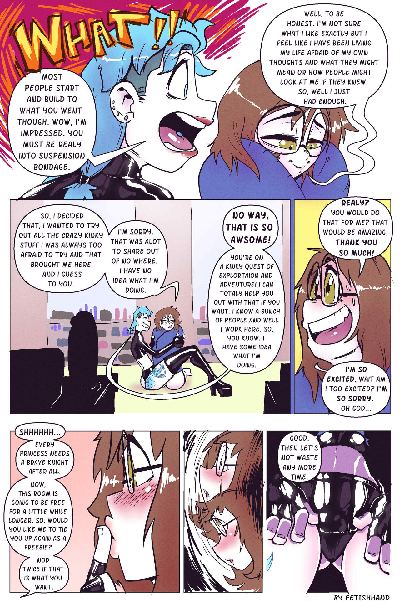 Fetishhand: Try Out 01 comic page 6 full