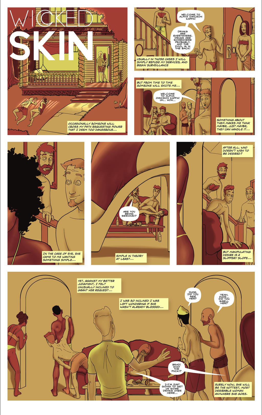 Wicked Skin: Issue 5 page 1 full