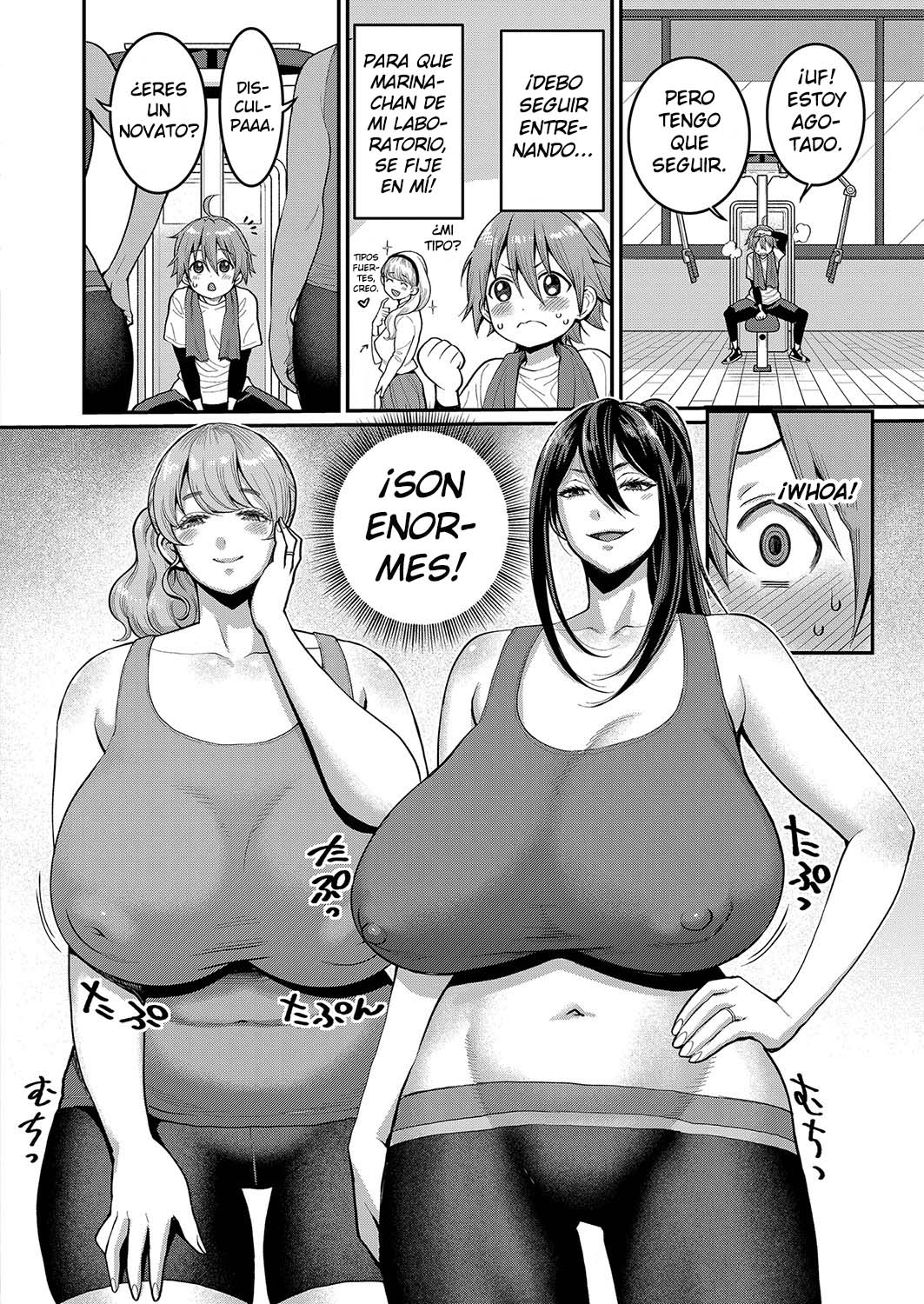 Hentai Hitoduma Jym de Acchi mo Kitaerareru Boku | Yo también puedo entrenar en el gimnasio de amas de casa pervertidas page 2 full