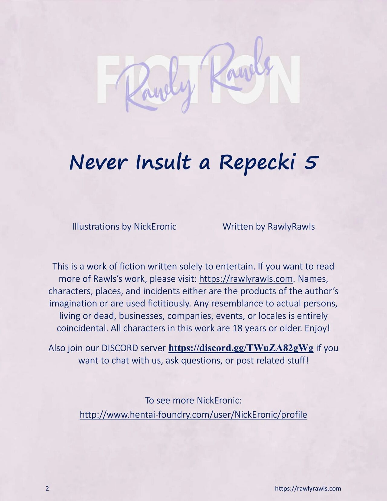 Never Insult a Repecki  - 5 - english page 2 full