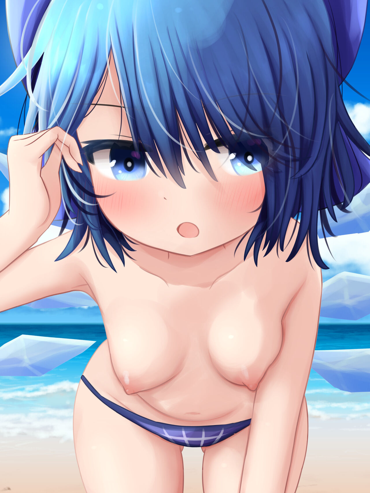Cirno-chan to Umi ni Kita page 9 full