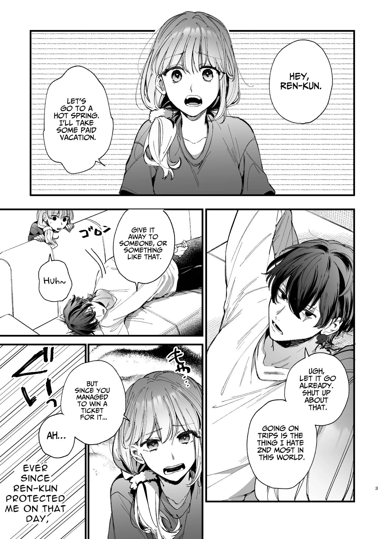 Saikyou Himokuzu haraiya Ren-kun ni Dakitsubusareru made | Until the Trashiest Boy Toy Exorcist Ren-kun Crushes Me in His Embrace 2 page 3 full