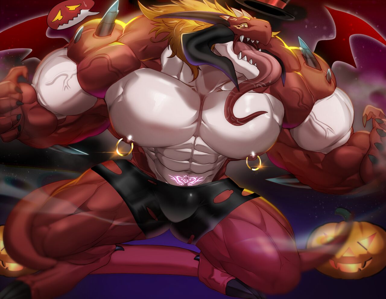 Possessed Dragon's Halloween!! page 3 full
