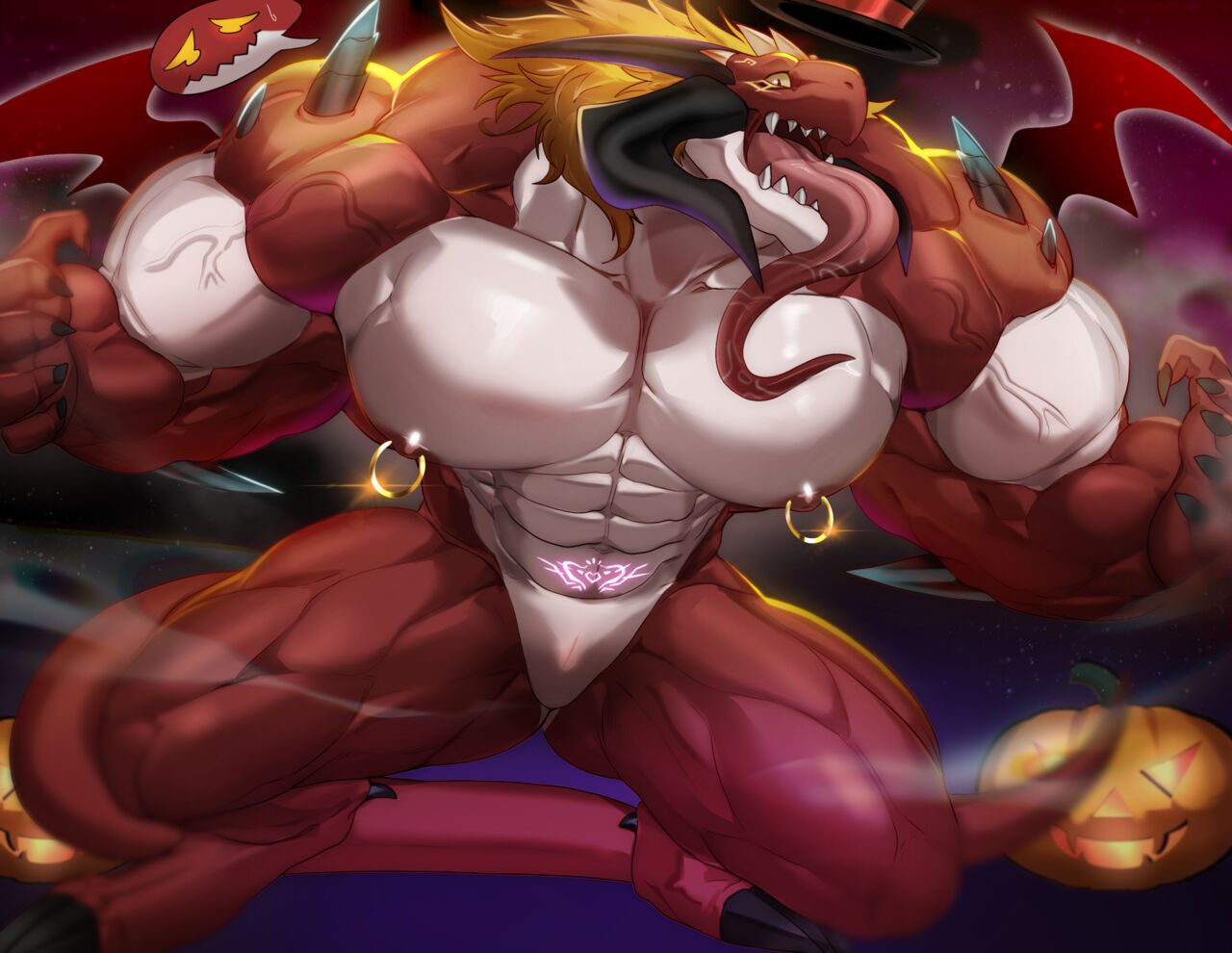Possessed Dragon's Halloween!! page 5 full